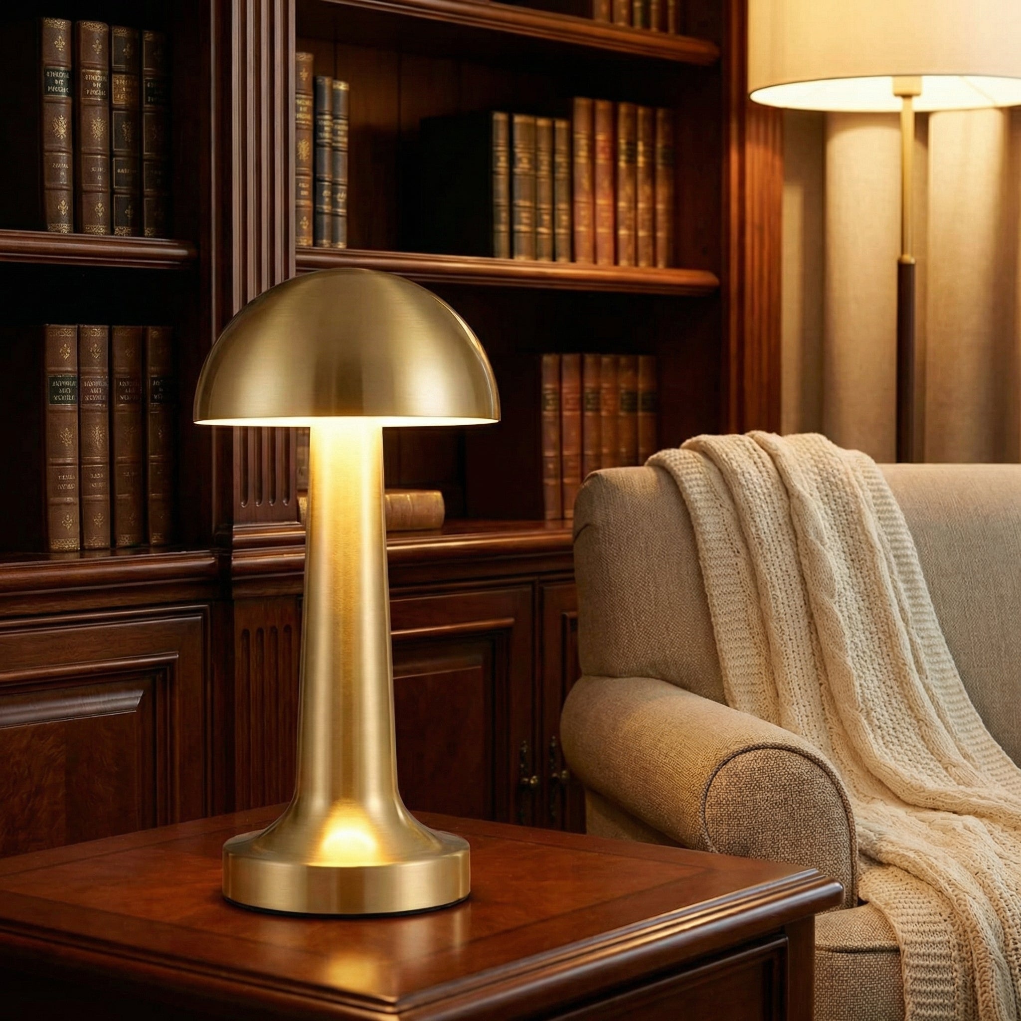 HaloDome Touch-Control Rechargeable LED Table Light