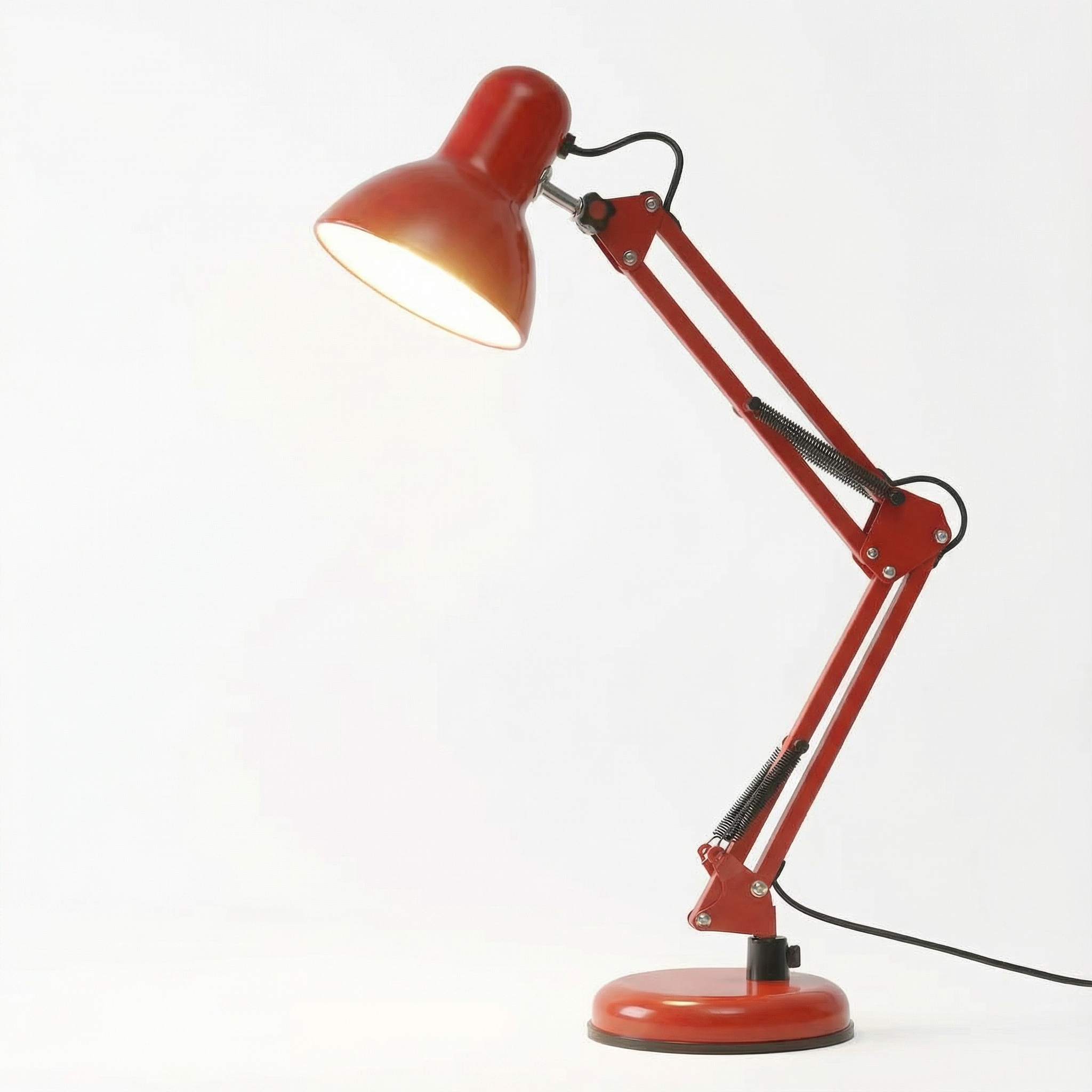Adjustable Long-Arm Desk Lamp with Folding Arm