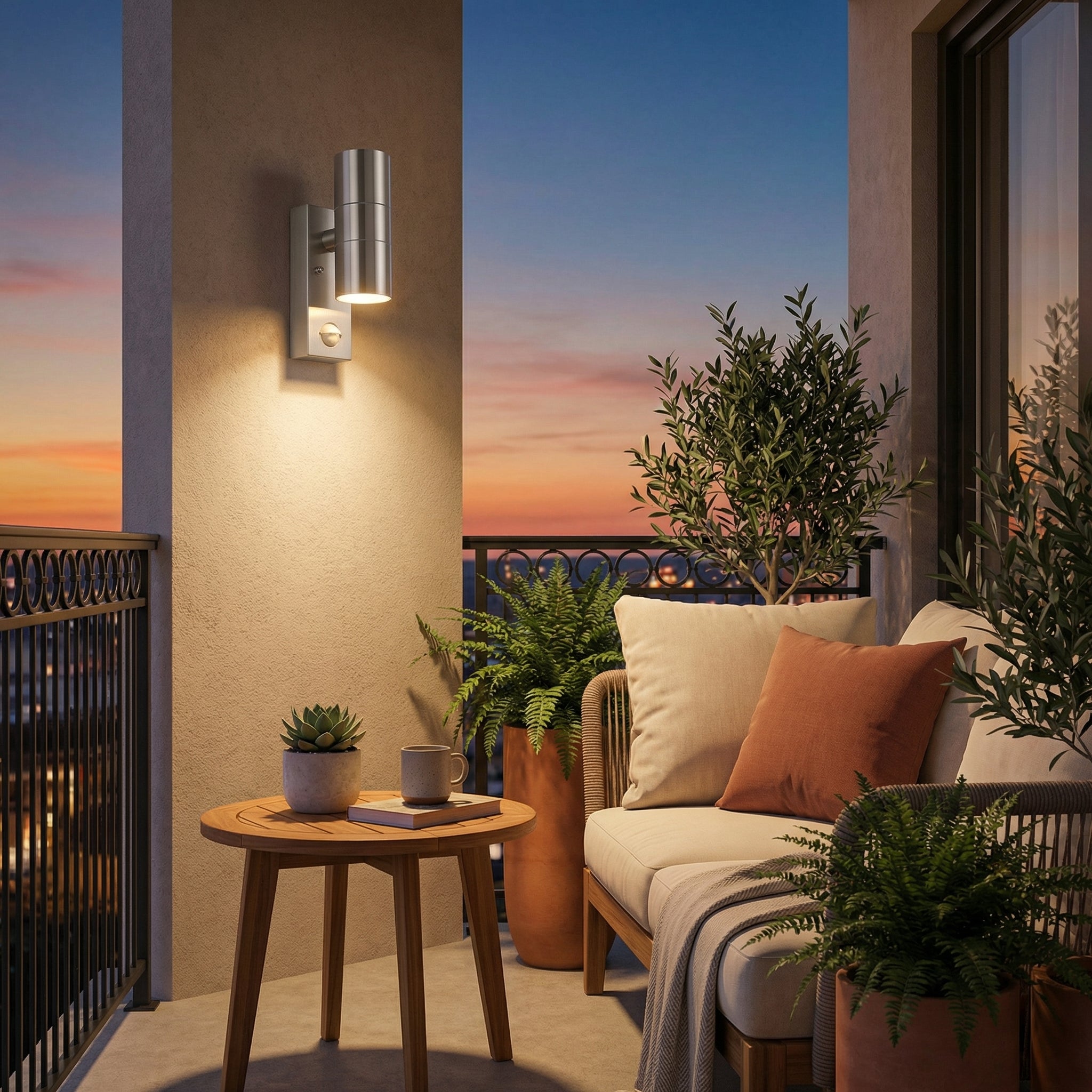 MotionSense PIR Sensor Outdoor Wall Light