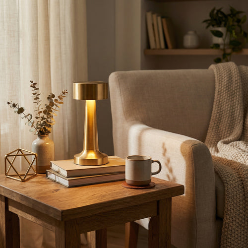 AuraGlow Touch-Control Rechargeable LED Table Light