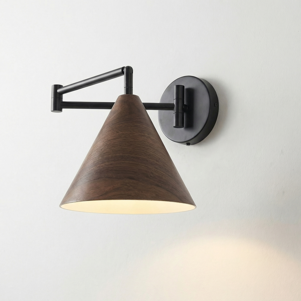 Nordwood Swing Arm Wall Lamp with Adjustable Design