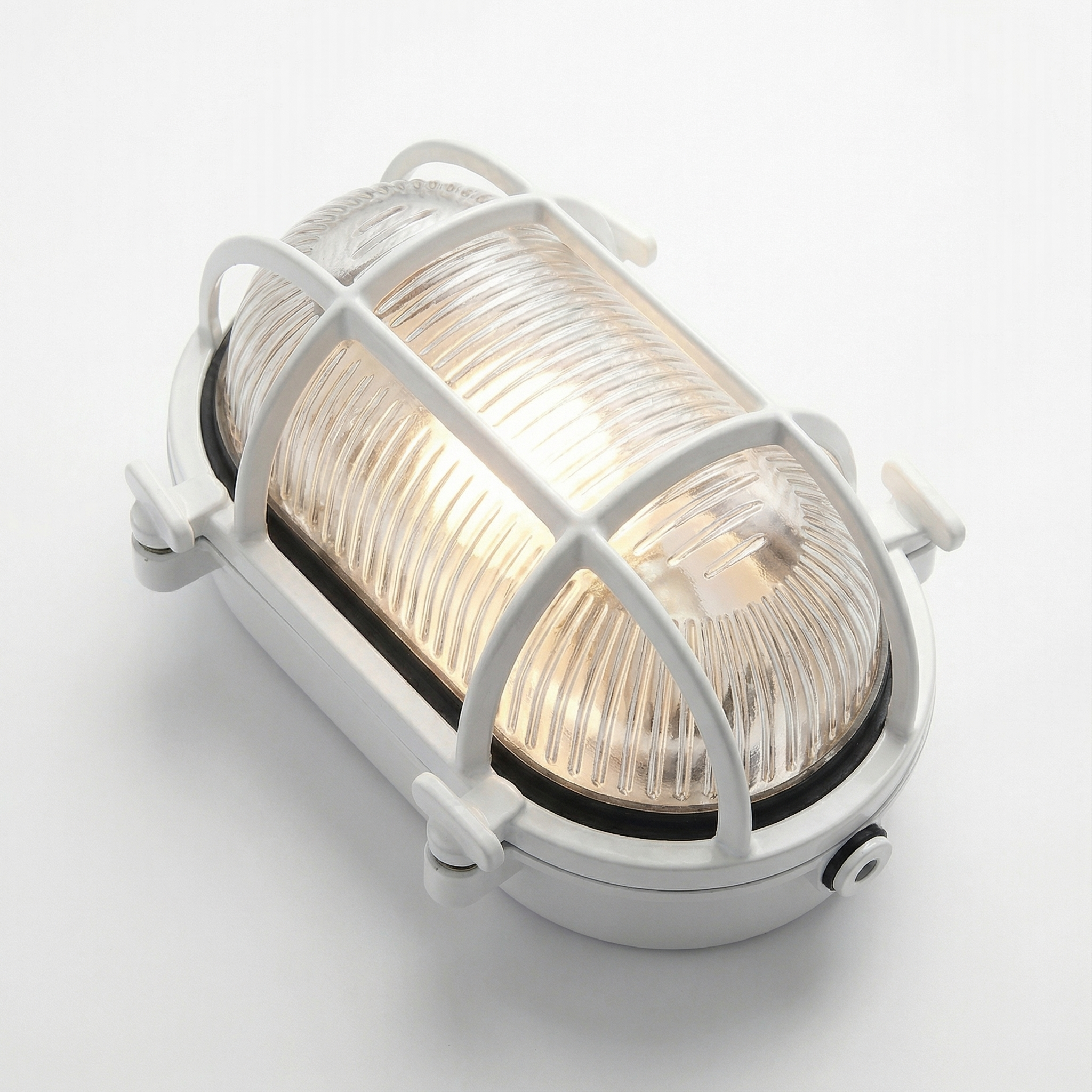 Industrial Retro Outdoor Wall Light with Protective Cage
