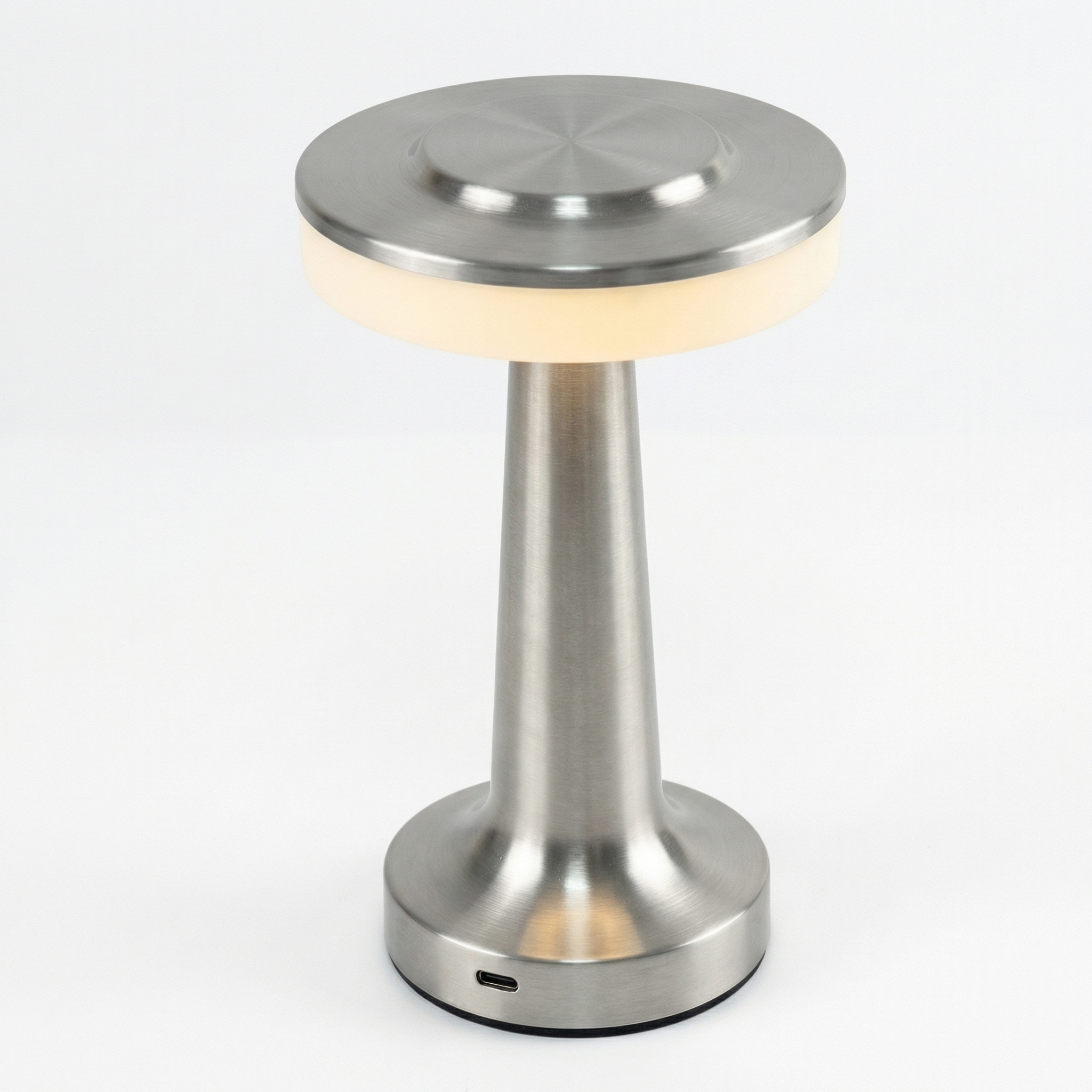 Touch-Control Rechargeable LED Table Light with Metal Construction