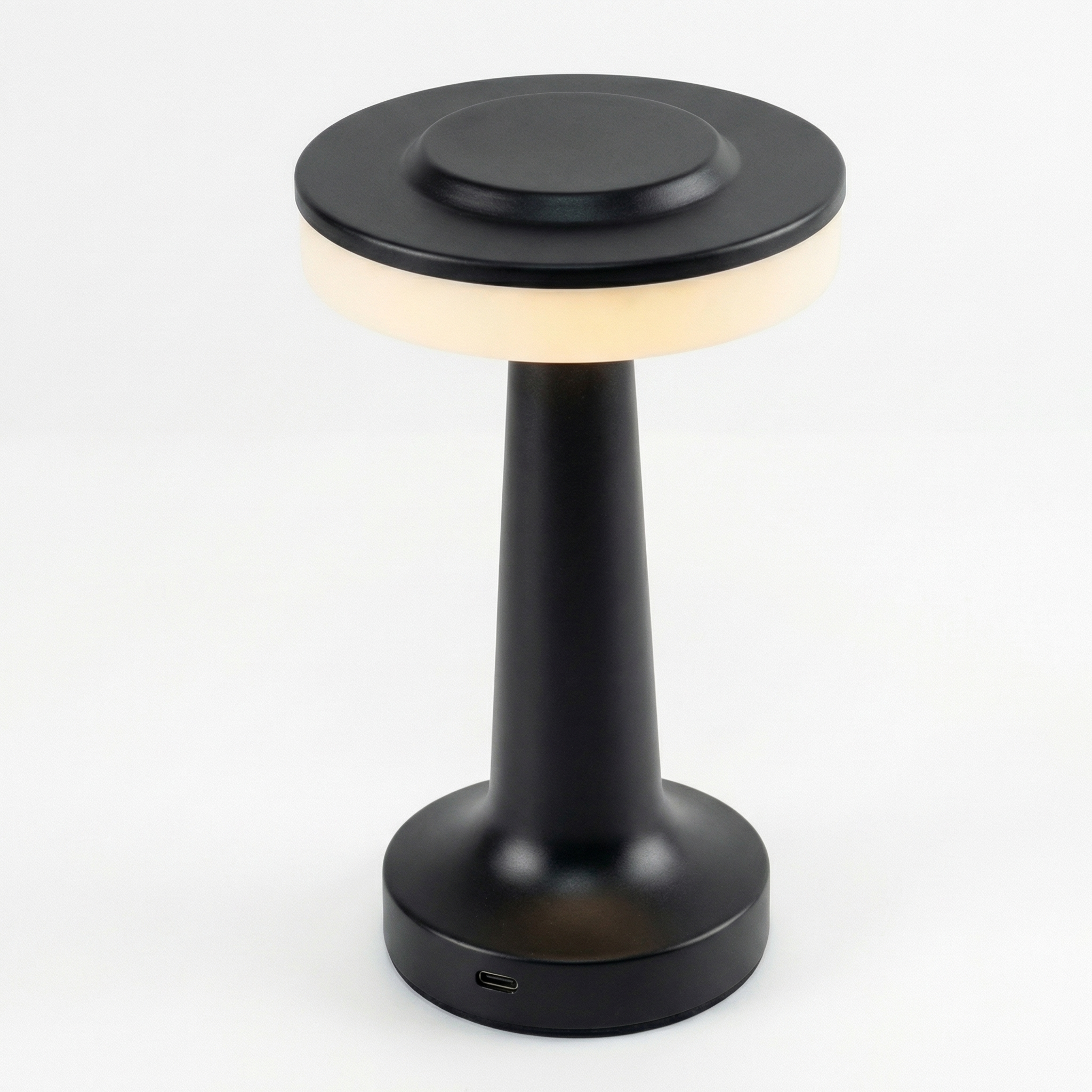 Touch-Control Rechargeable LED Table Light with Metal Construction