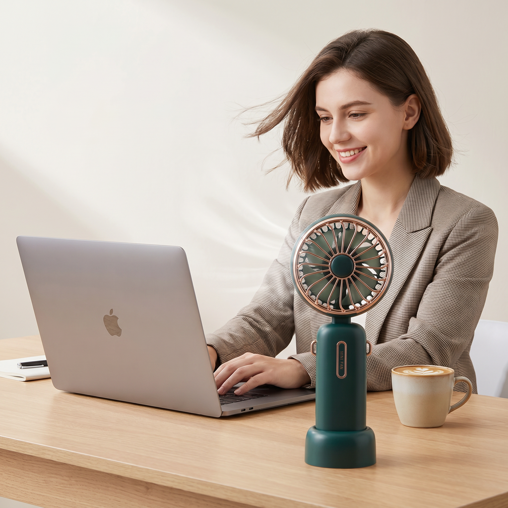 Retro Portable Handheld Fan