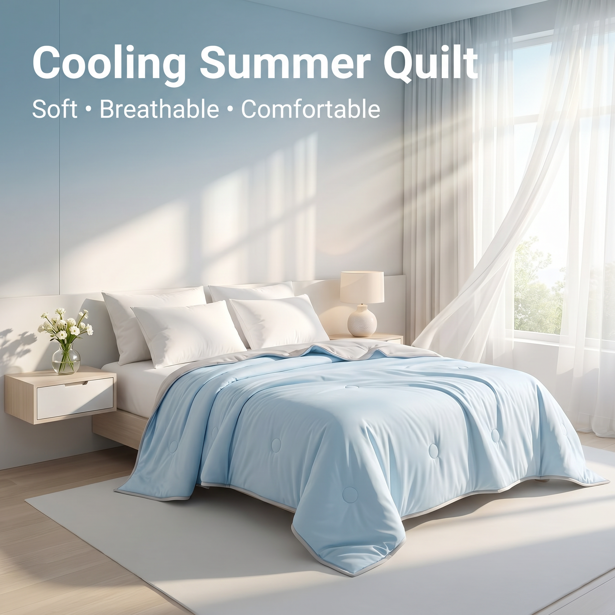 Cooling Summer Quilt - cooling blanket