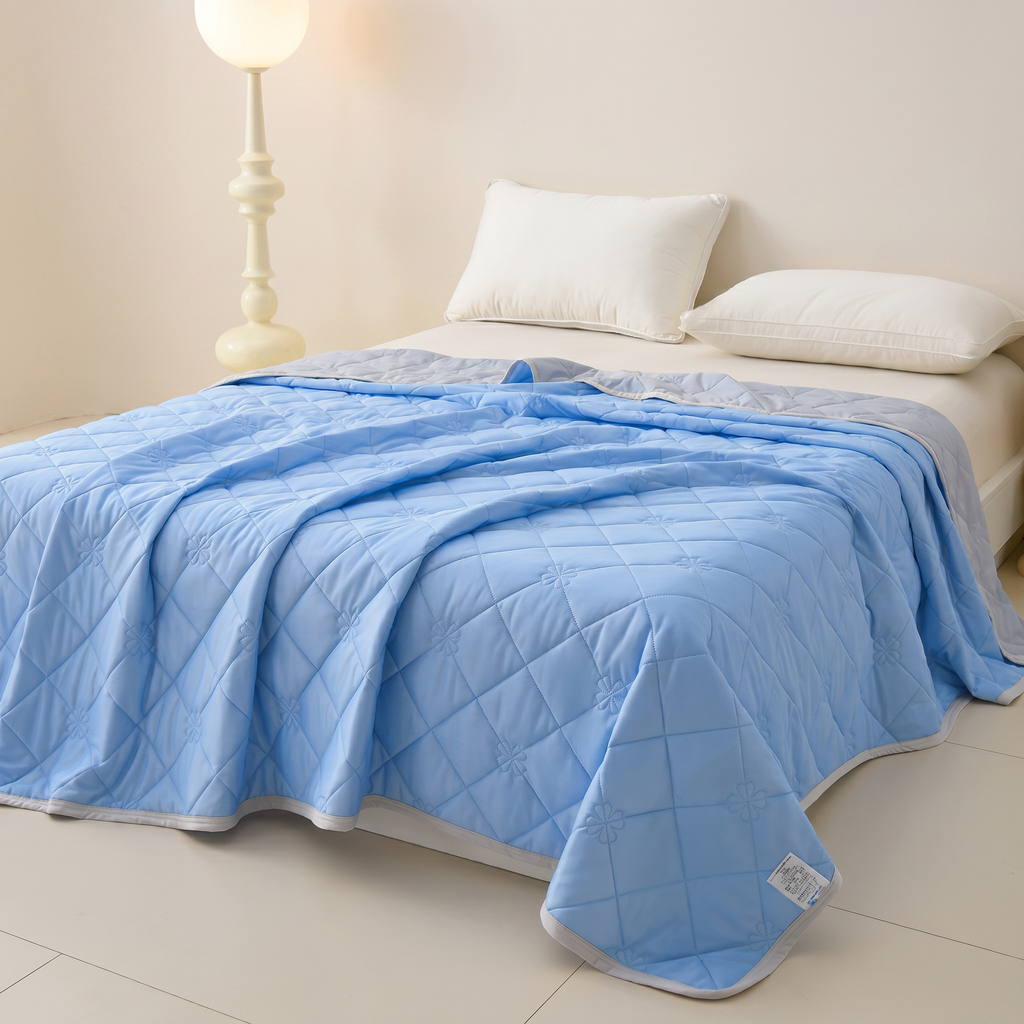 Cooling Ice Silk Summer Quilt - cooling blanket