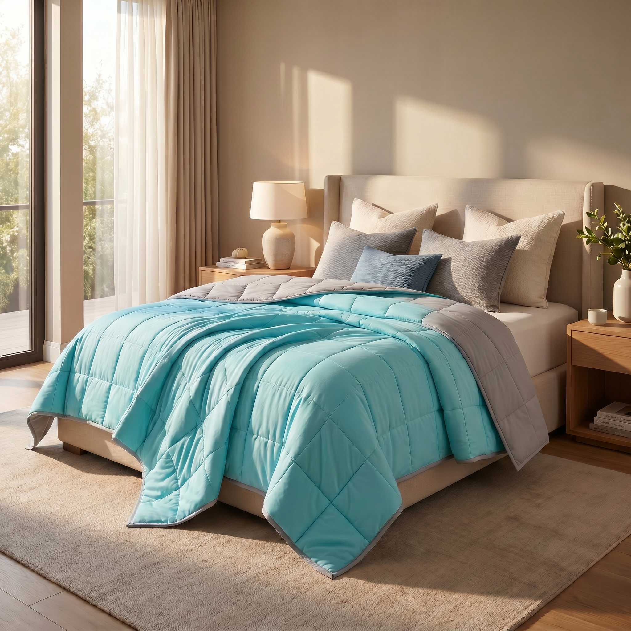 Luxury Ice Silk Cooling blanket