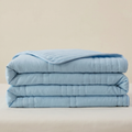 Washed Cotton Summer Quilt - cooling blanket