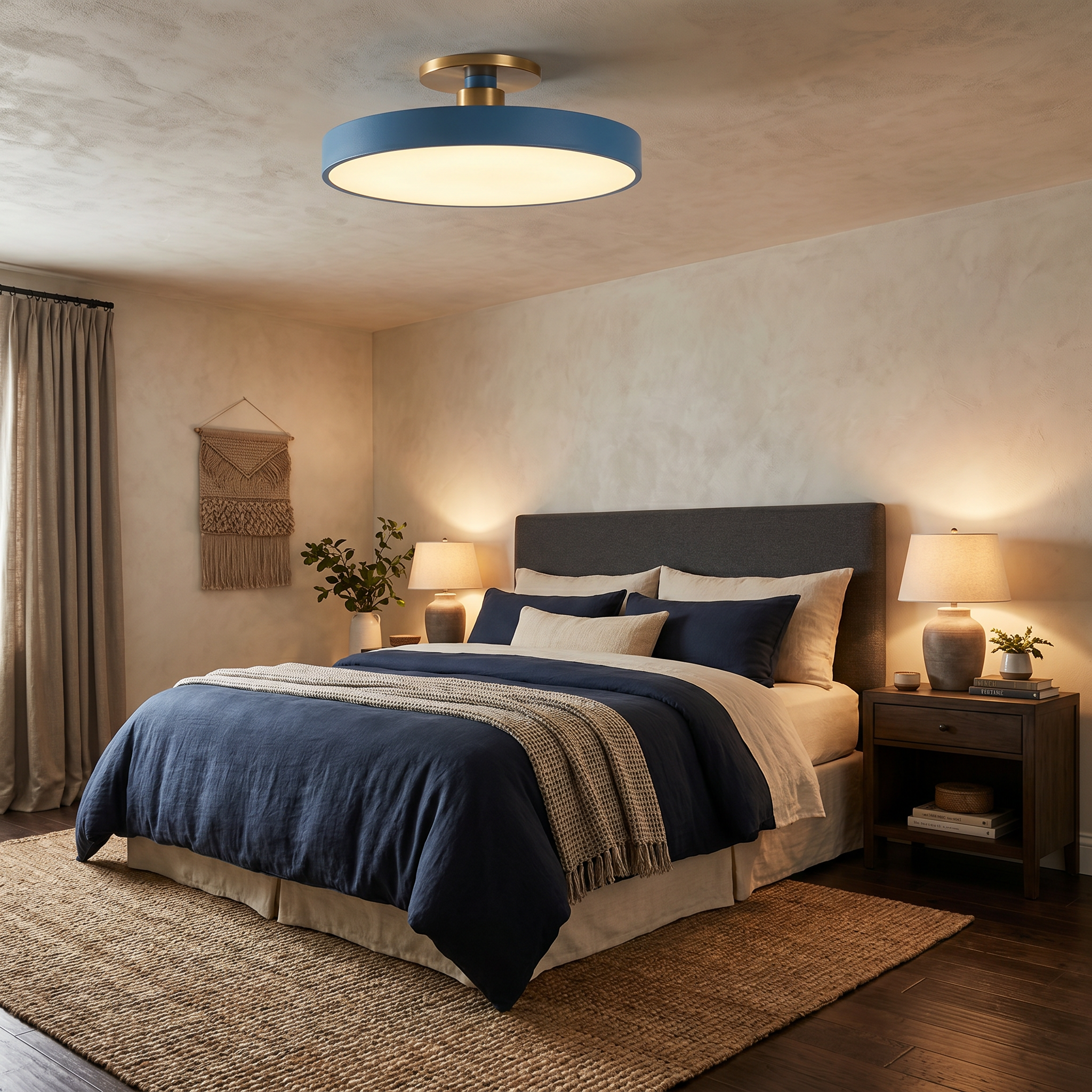 Nordic Macaron Round LED Ceiling Light